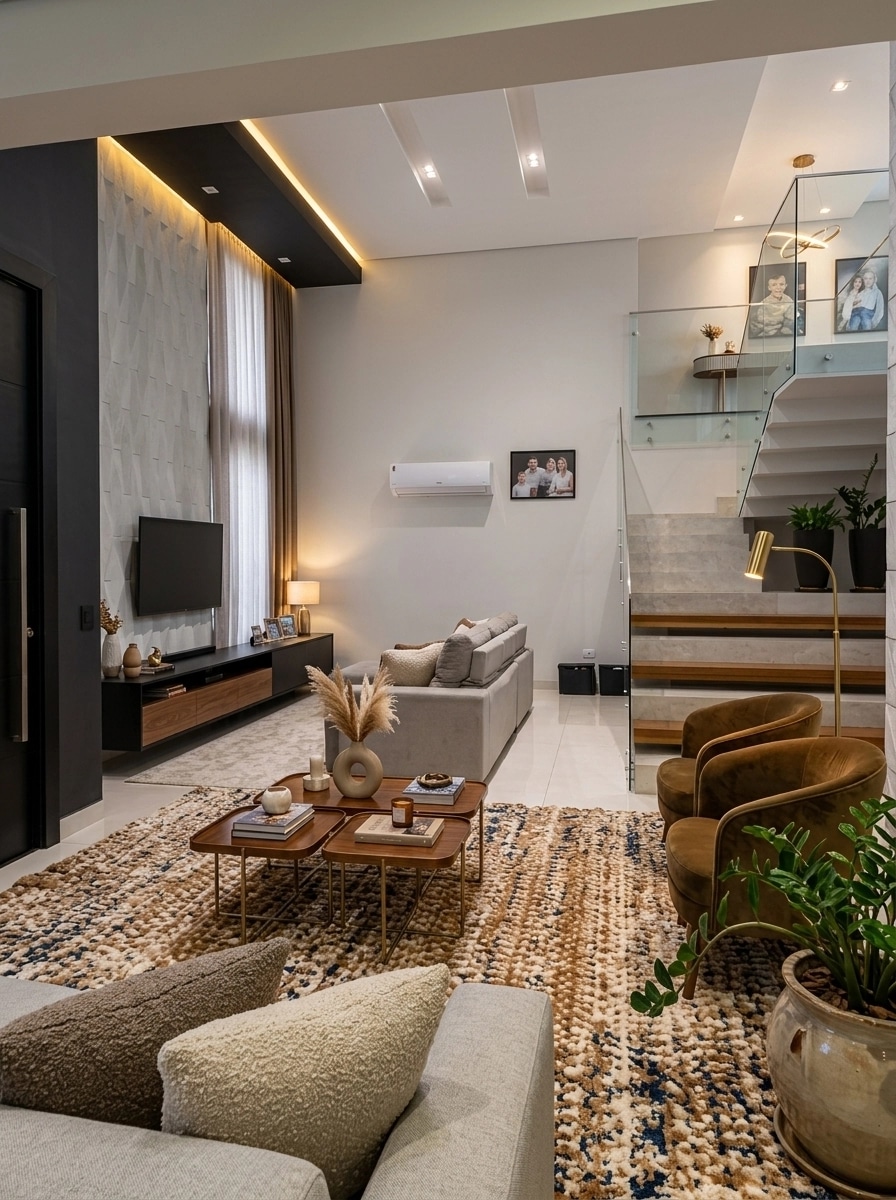 Interior design in Contemporary style — Living Room by GenRoom AI