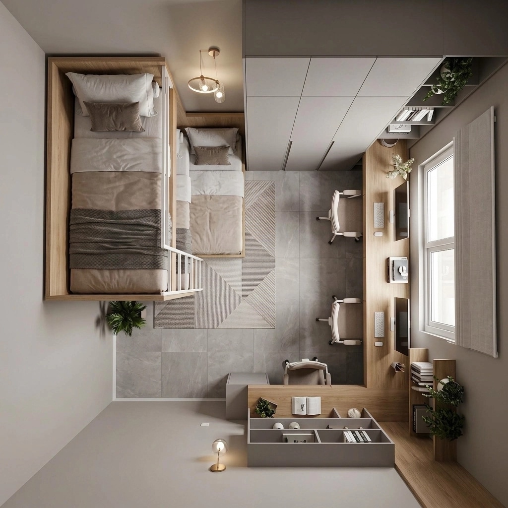 Interior design in Contemporary style — Living Room by GenRoom AI