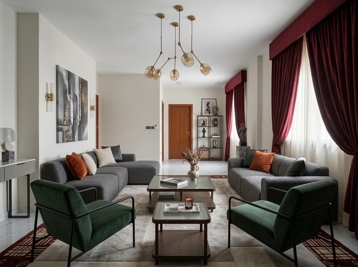 Interior design in Contemporary style — Living Room by GenRoom AI