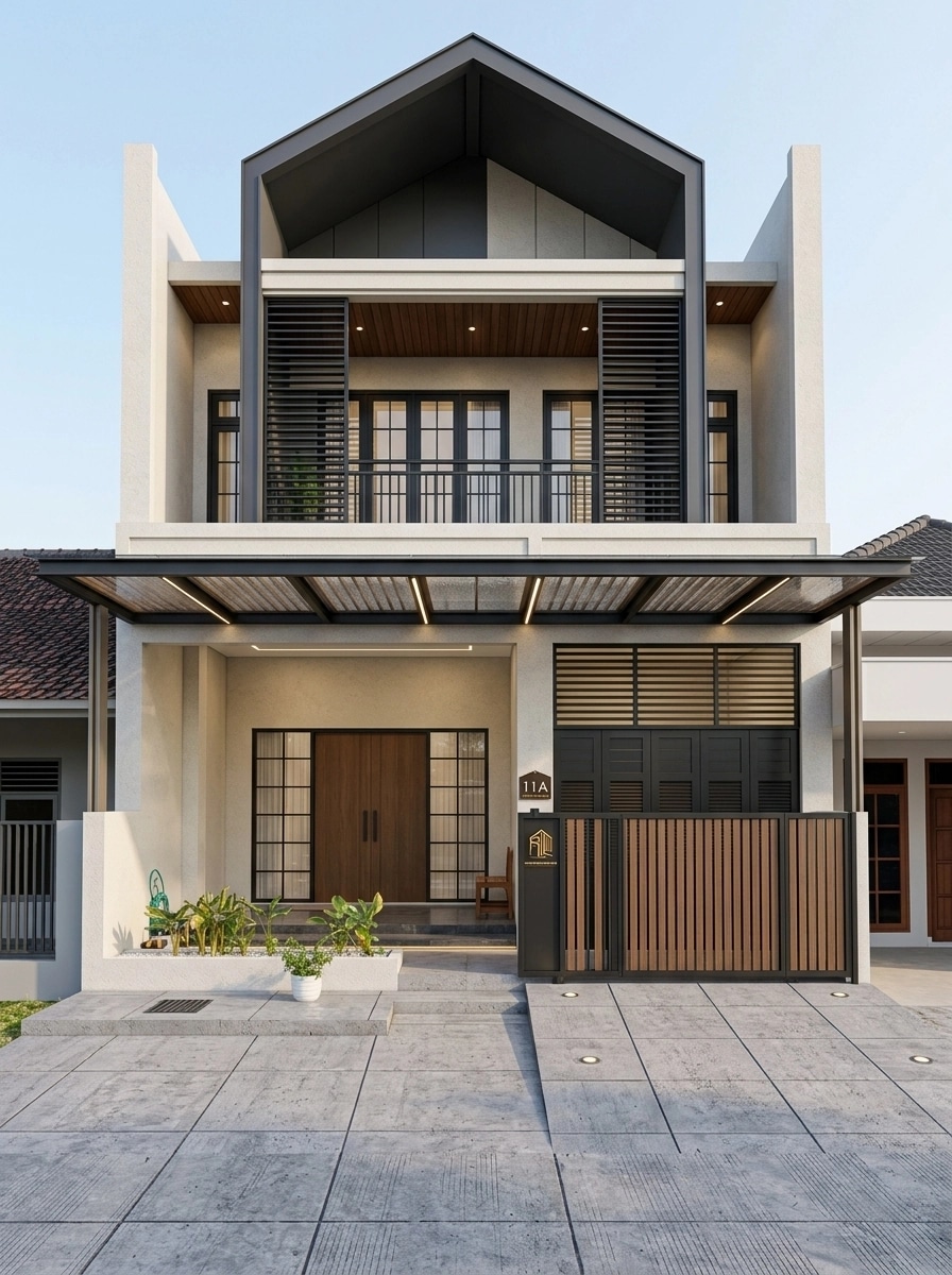 Contemporary Facade Facade design — facade photo by GenRoom AI