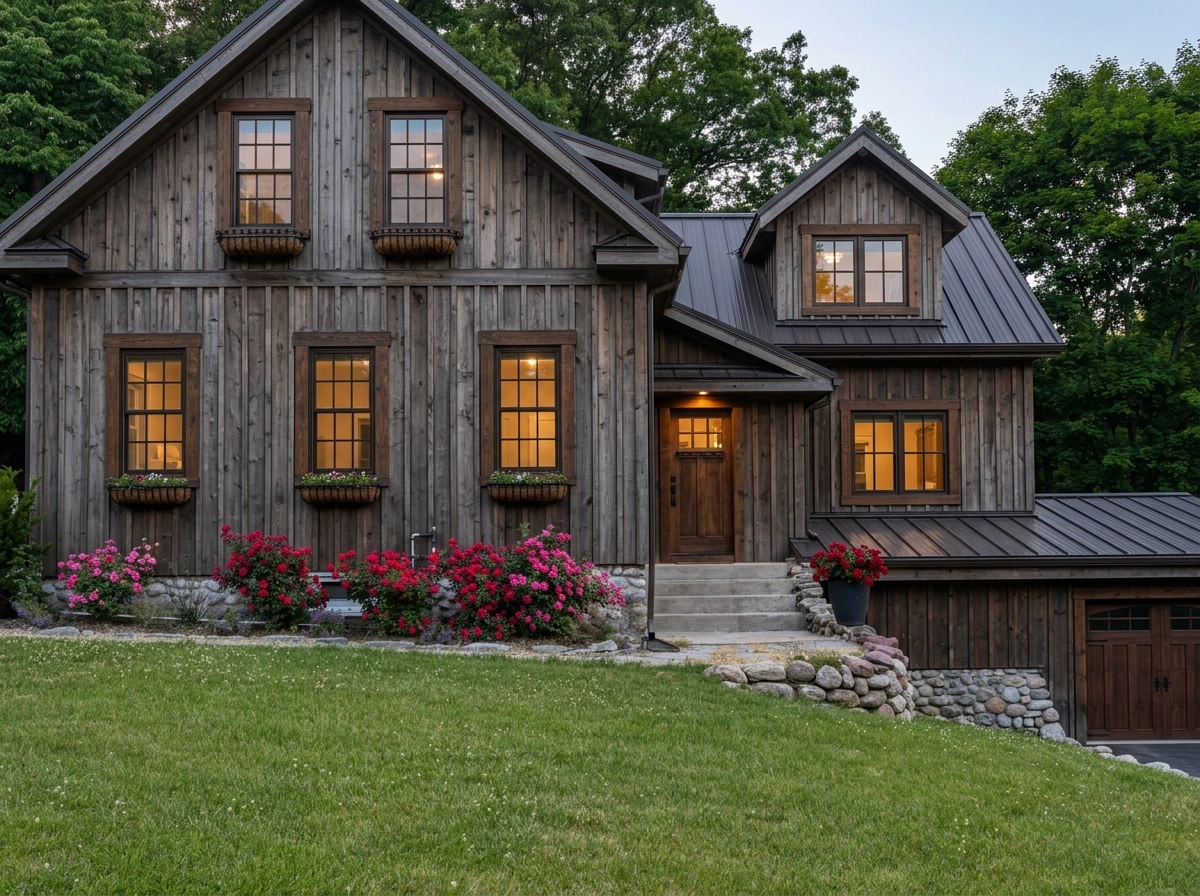 Facade design in Barnhouse Facade style — Facade by GenRoom AI