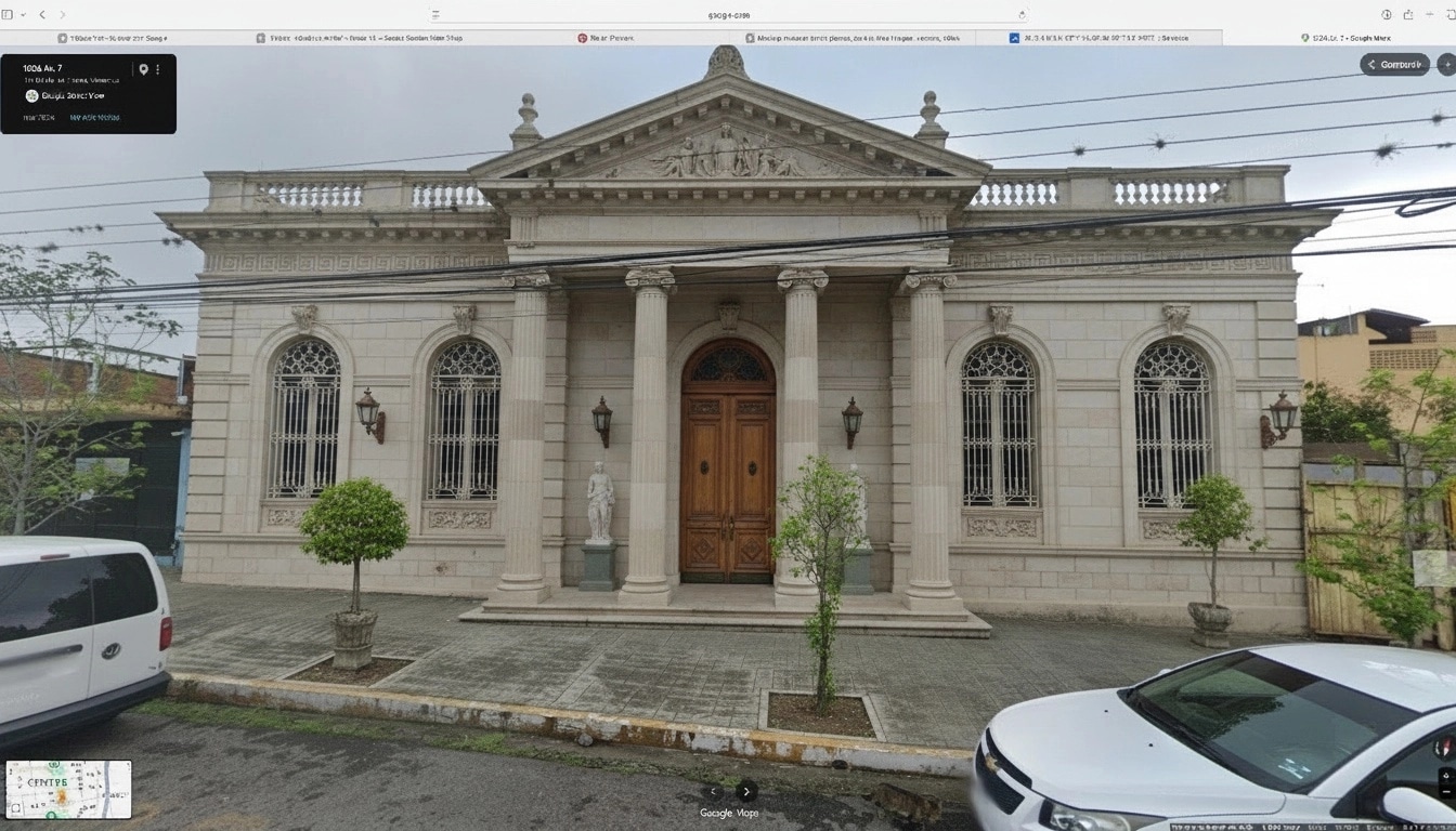 Neoclassic Facade Fachada design — facade photo by GenRoom AI