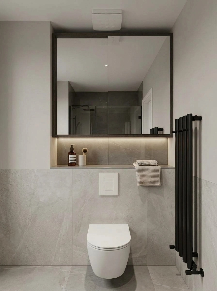 Interior design in Contemporary style — Bathroom by GenRoom AI