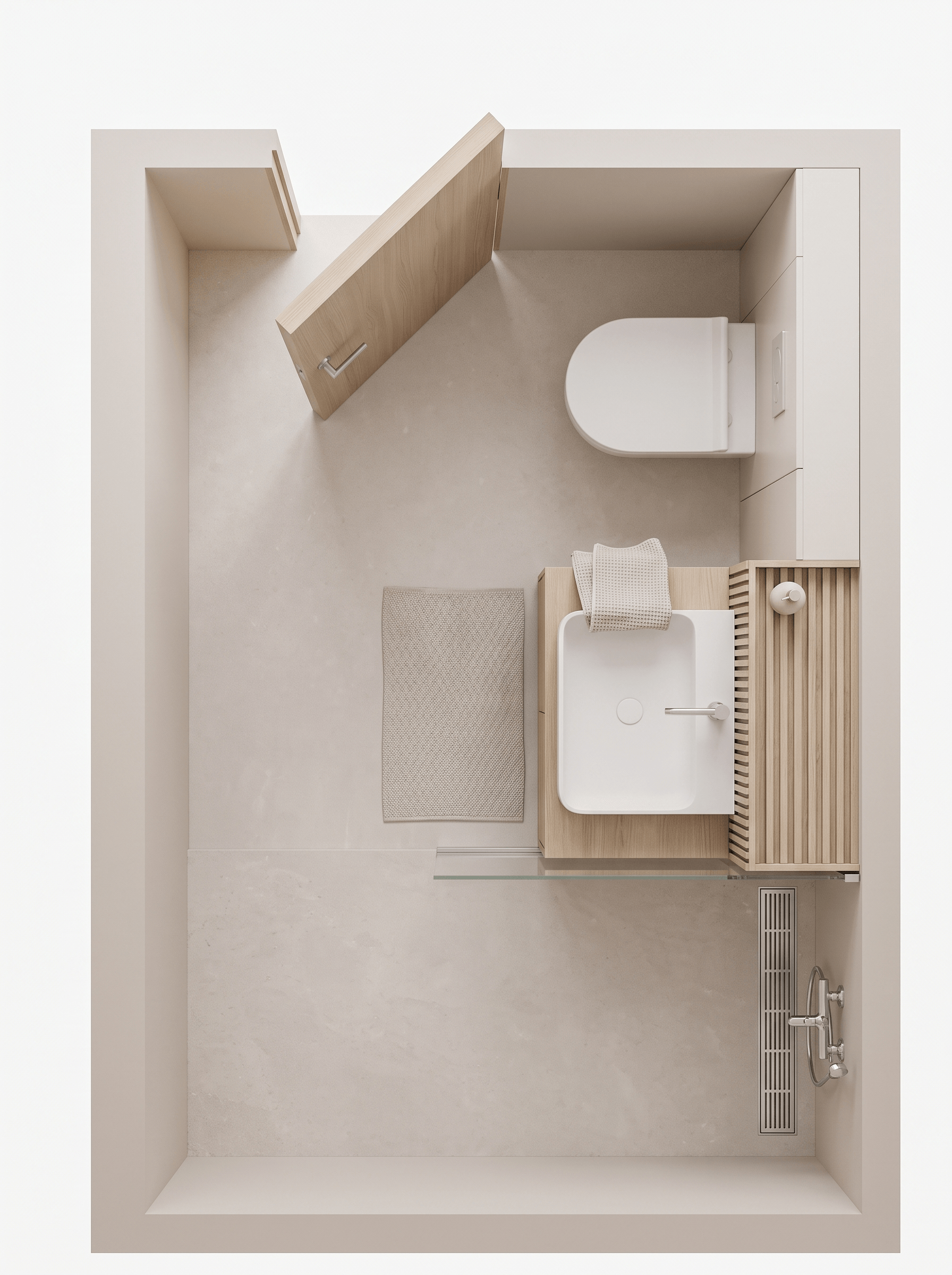 Interior design in Minimalism style — Living Room by GenRoom AI
