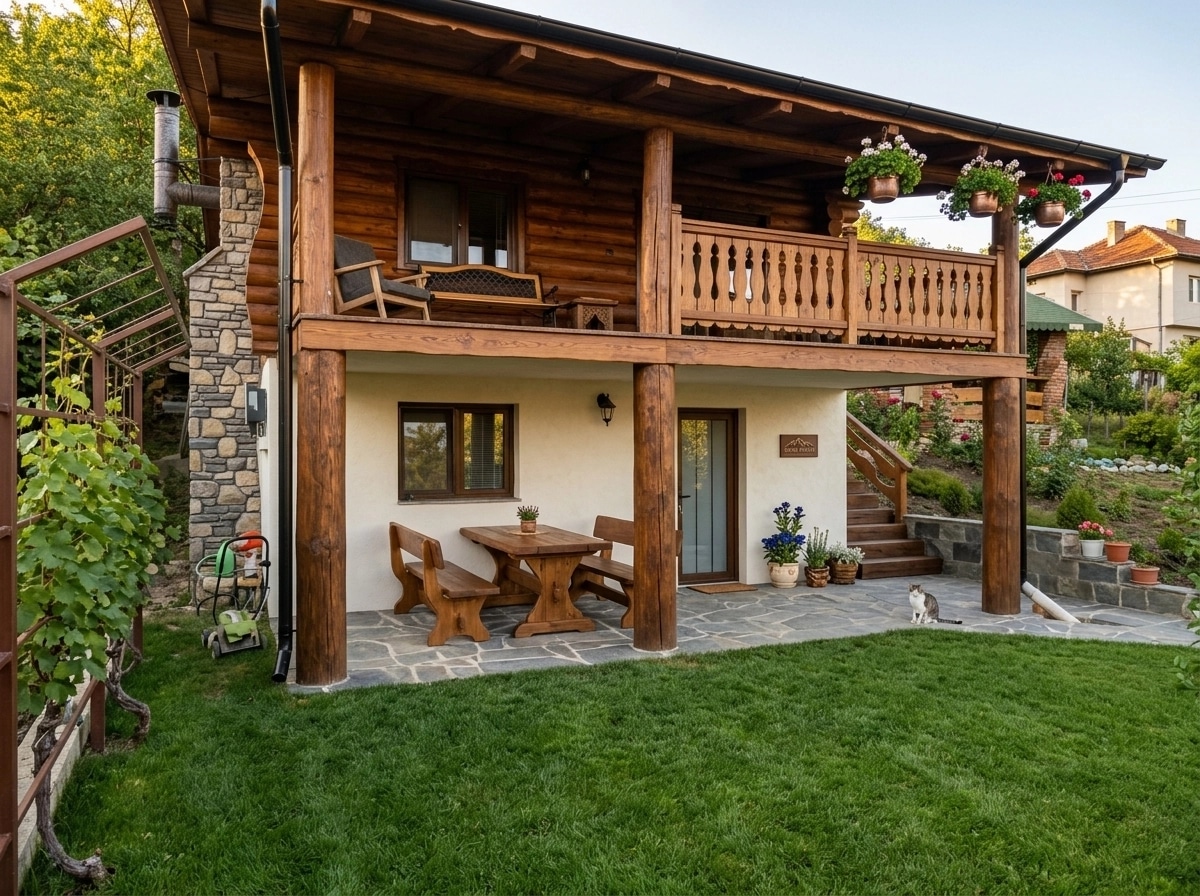 Facade design in Chalet Facade style — photo by GenRoom AI