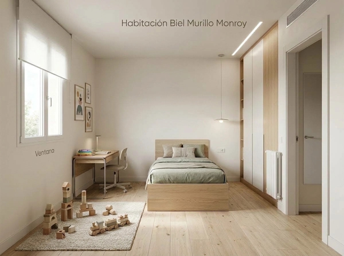 Minimalism Quarto Infantil design — interior photo by GenRoom AI