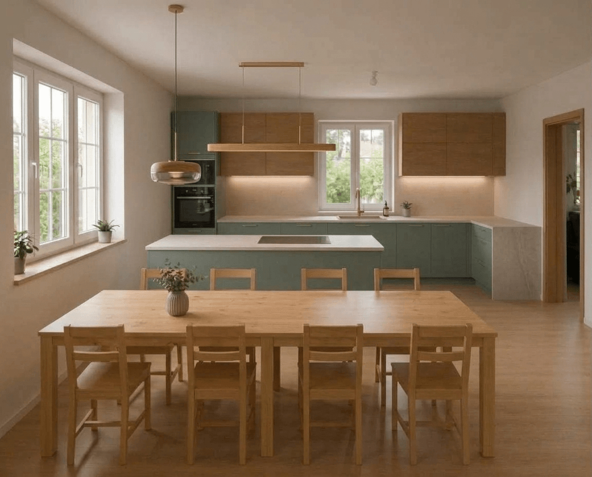Kitchen interior in no_style style — photo by GenRoom AI