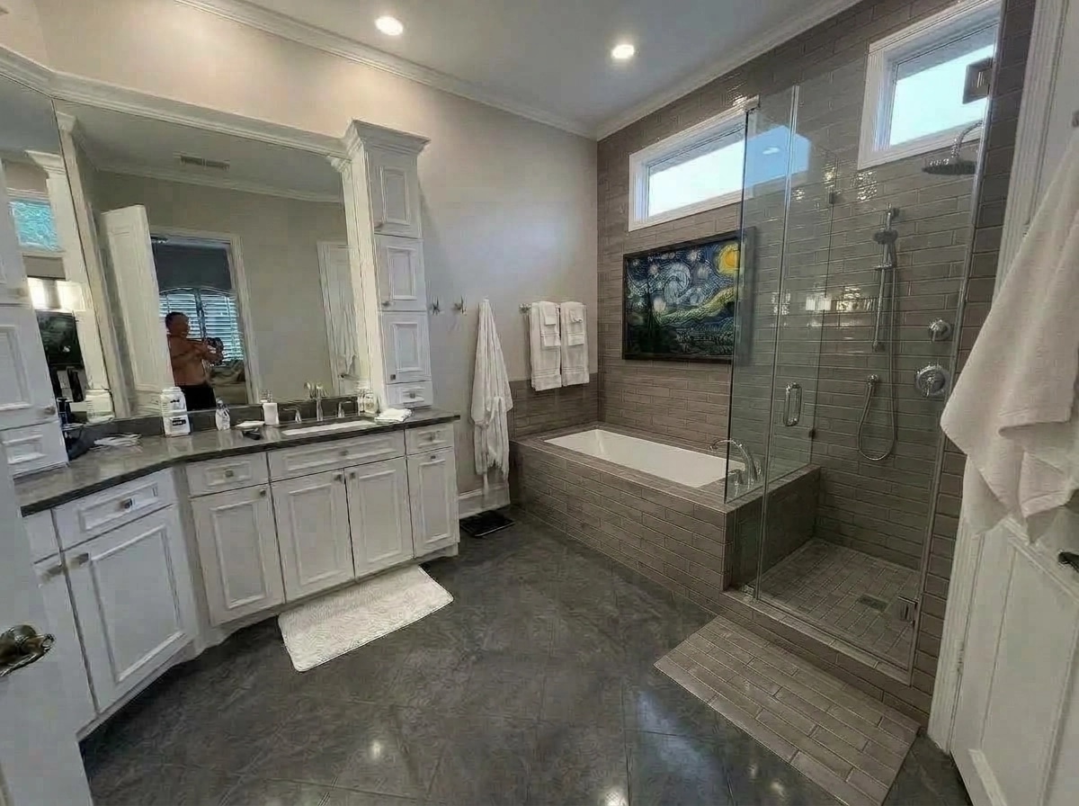 Bathroom interior in no_style style — photo by GenRoom AI