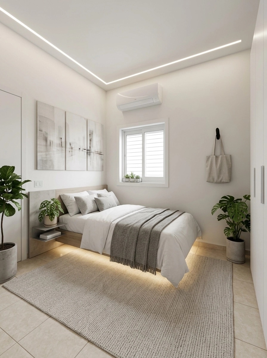 Minimalism Bedroom design — interior photo by GenRoom AI