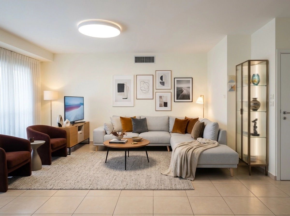 Interior design in Contemporary style — Living Room by GenRoom AI