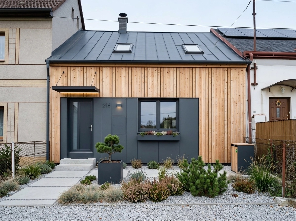 Scandinavian Facade Facade design — facade photo by GenRoom AI