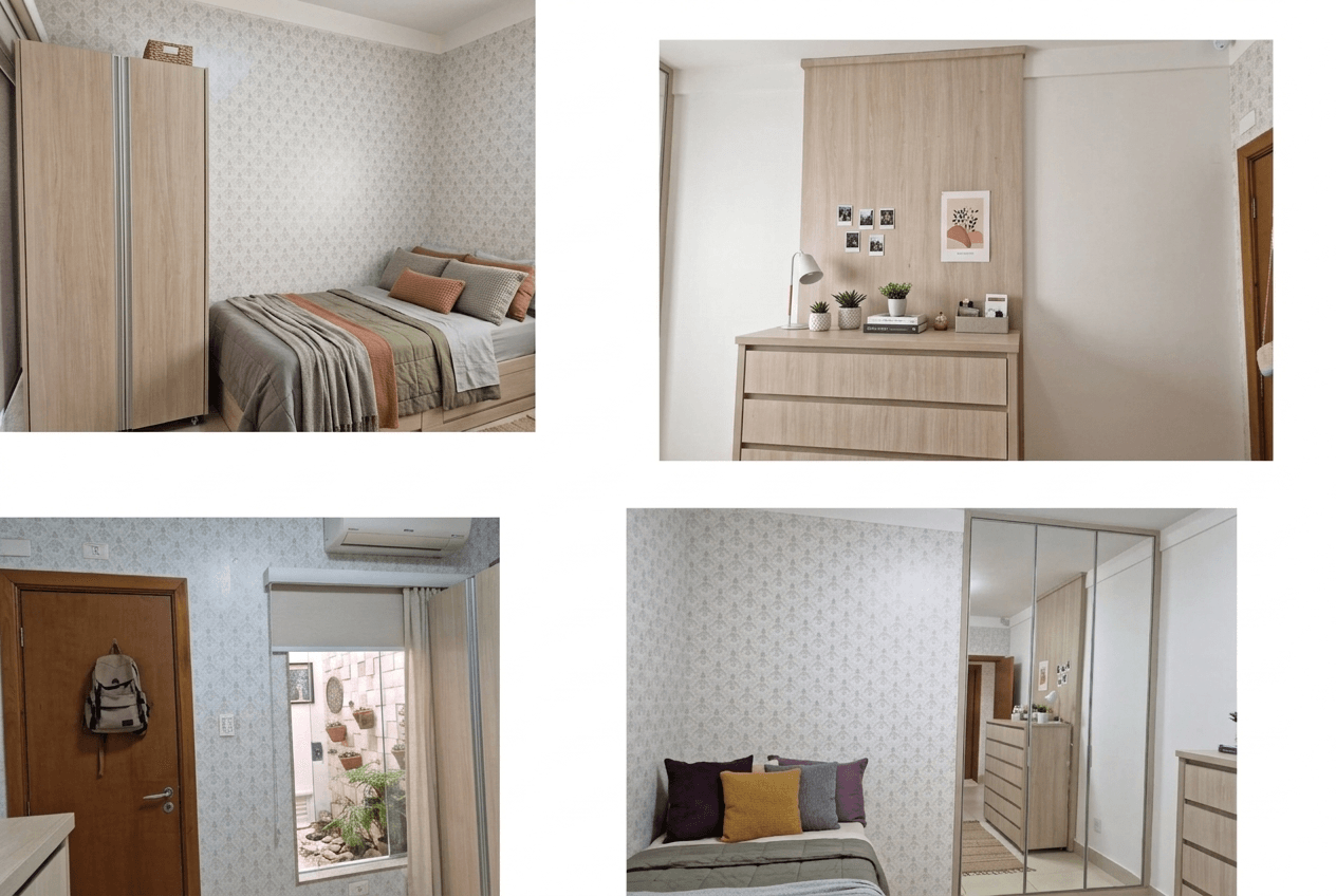 Contemporary Bedroom design — interior photo by GenRoom AI