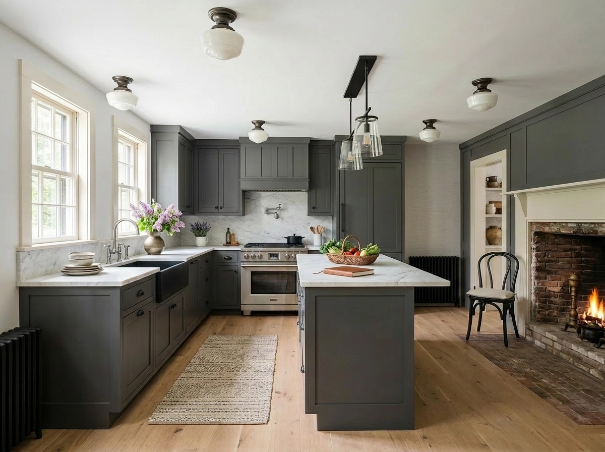 Modern Farmhouse Dapur design — interior photo by GenRoom AI