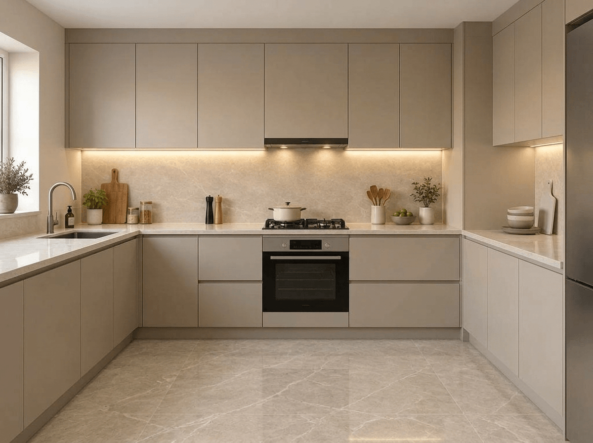 Kitchen interior in no_style style — photo by GenRoom AI