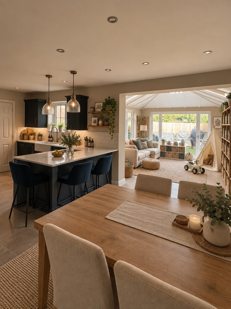 Interior design in Scandinavian style — Kitchen by GenRoom AI