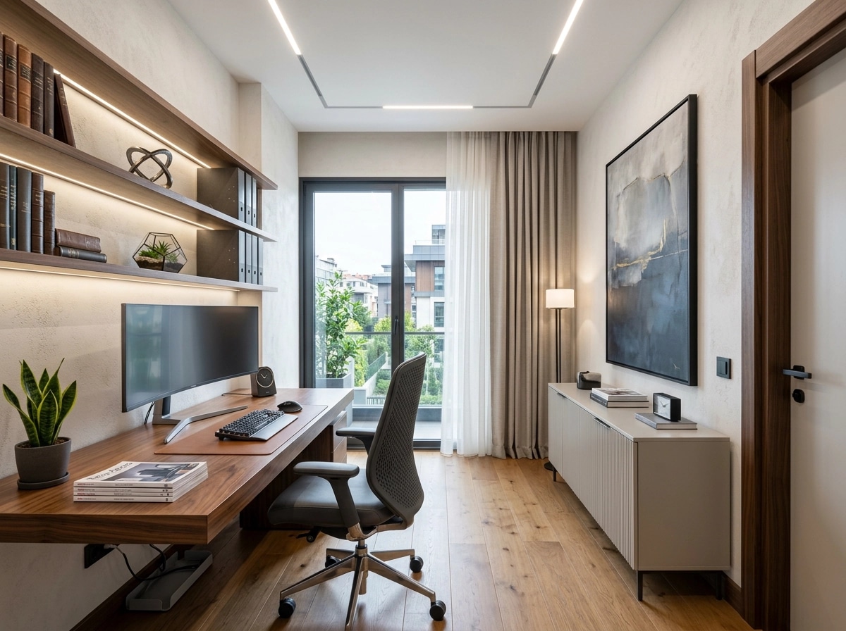 Interior design in Contemporary style — home_office by GenRoom AI