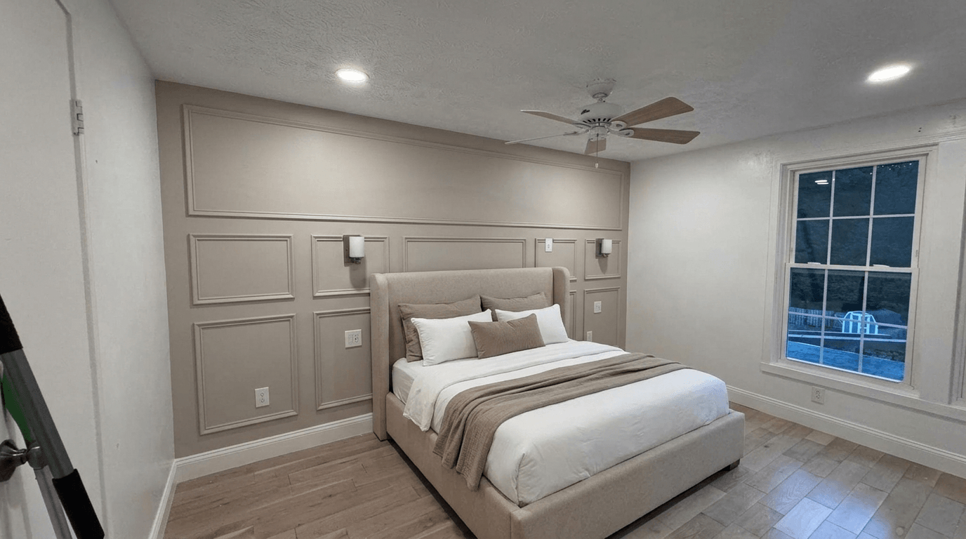 Contemporary Bedroom design — interior photo by GenRoom AI