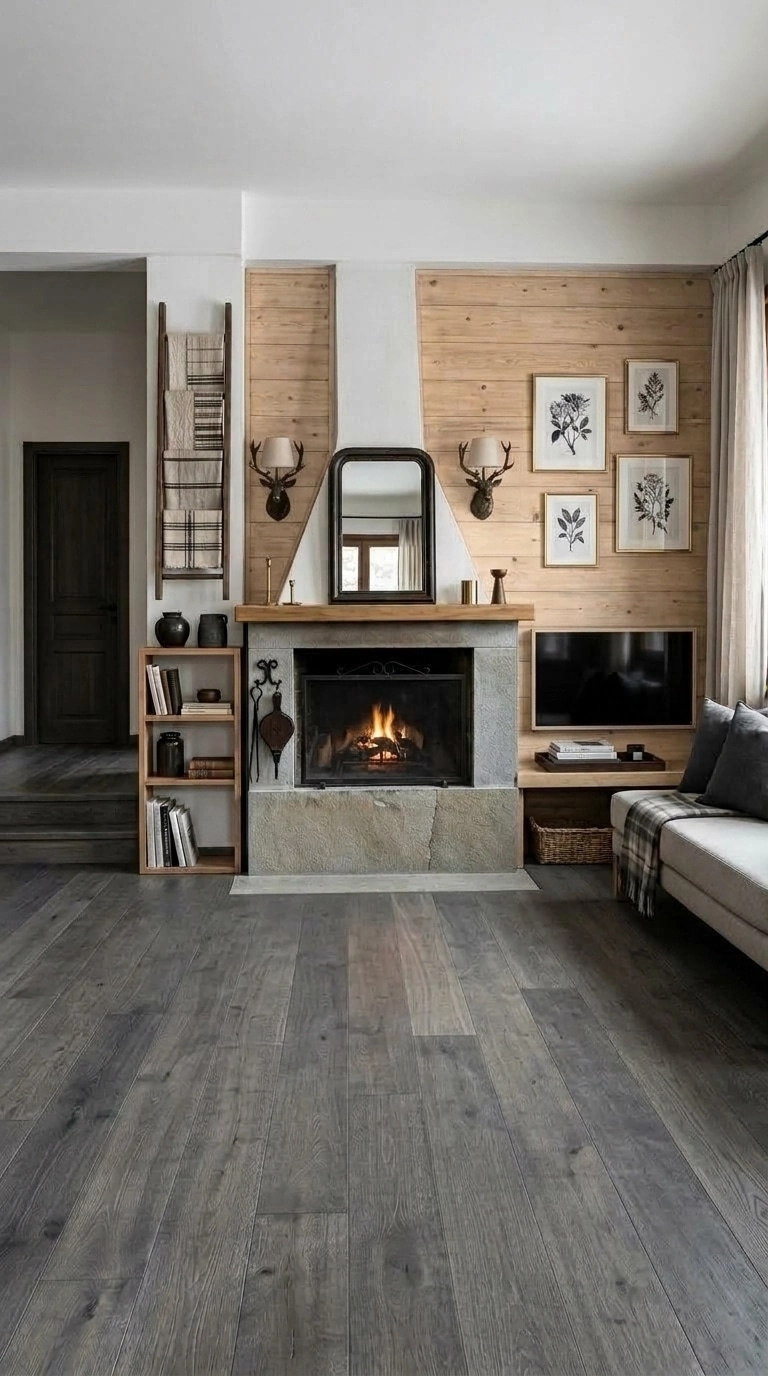 Modern Farmhouse Living Room design — interior photo by GenRoom AI