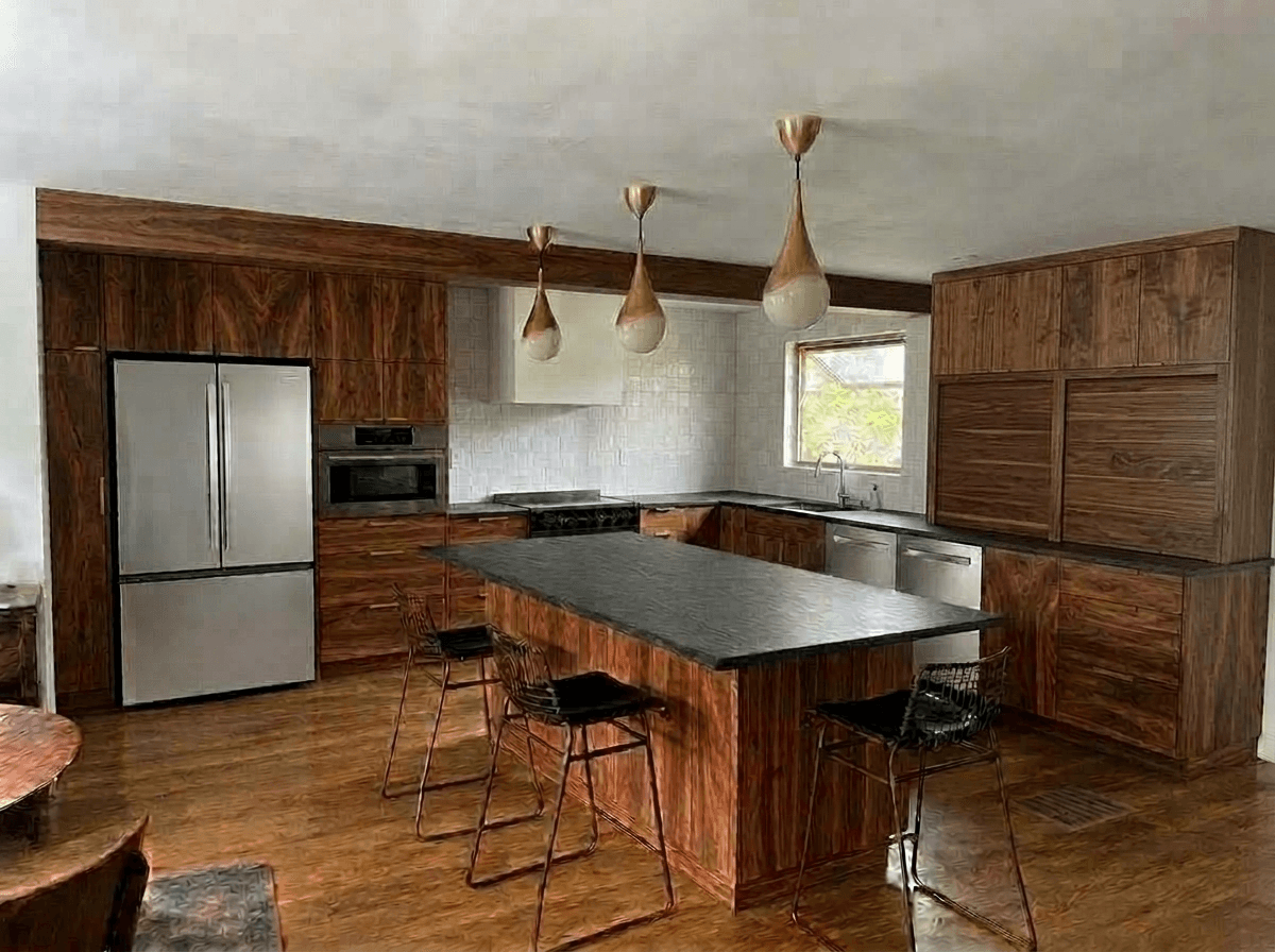 Kitchen interior in no_style style — photo by GenRoom AI