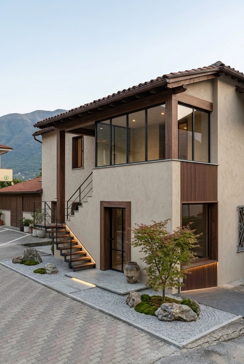 Contemporary Facade Facade design — facade photo by GenRoom AI