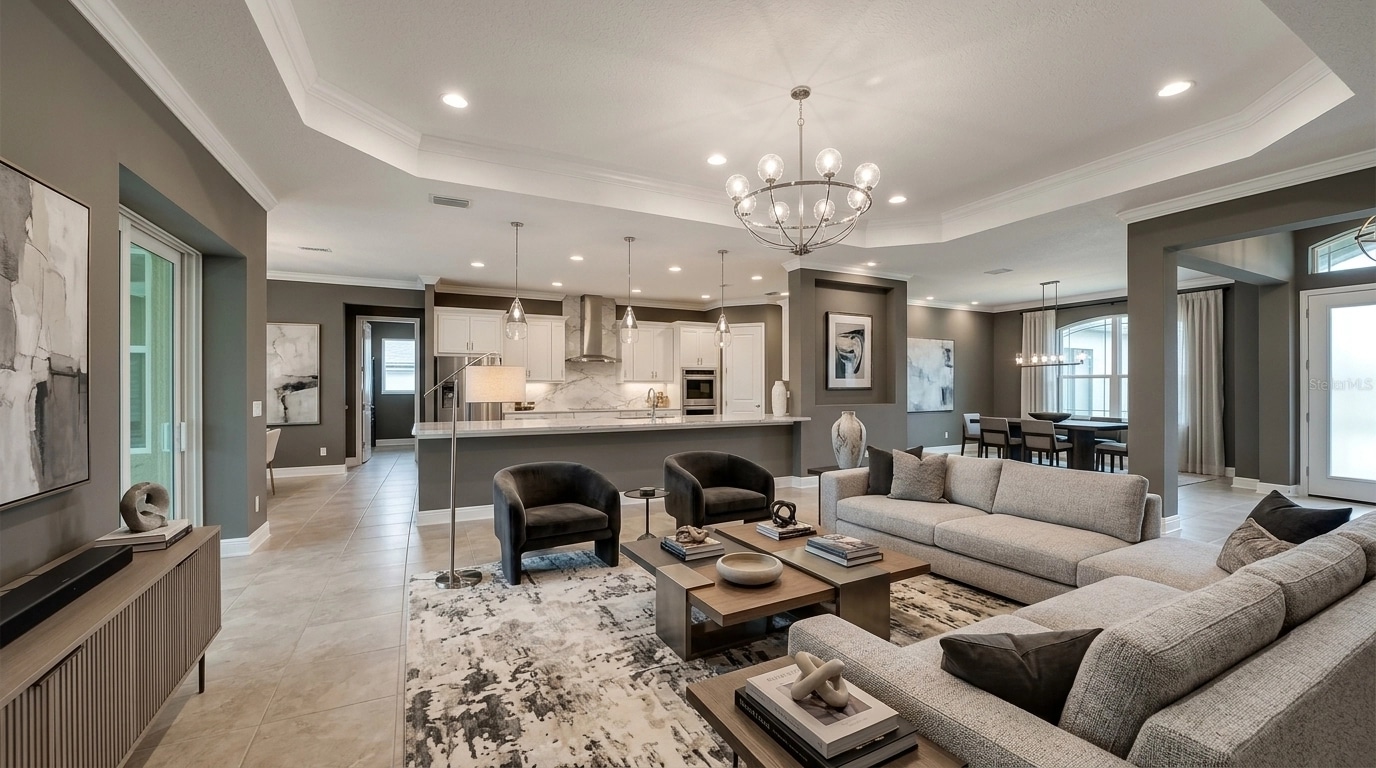 Interior design in Contemporary style — Living Room by GenRoom AI