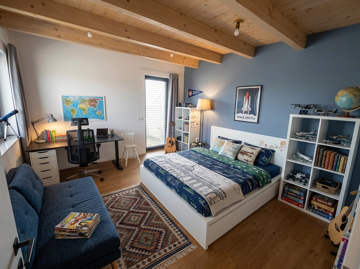Interior design in Transitional style — Kids Room by GenRoom AI