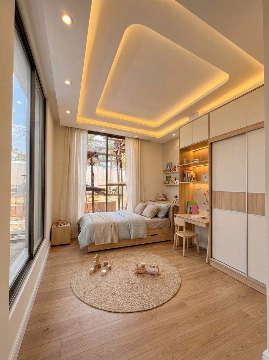 Interior design in Minimalism style — Kids Room by GenRoom AI