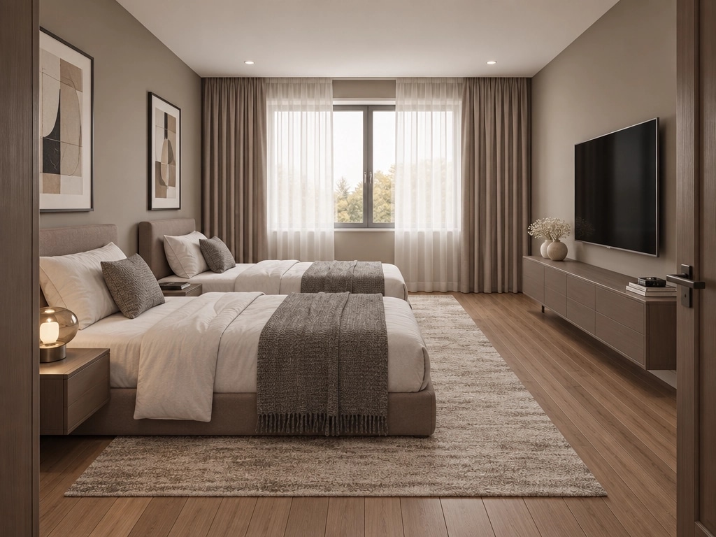 Interior design in Contemporary style — Bedroom by GenRoom AI