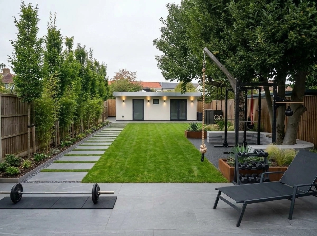Contemporary Yard Yard design — yard photo by GenRoom AI