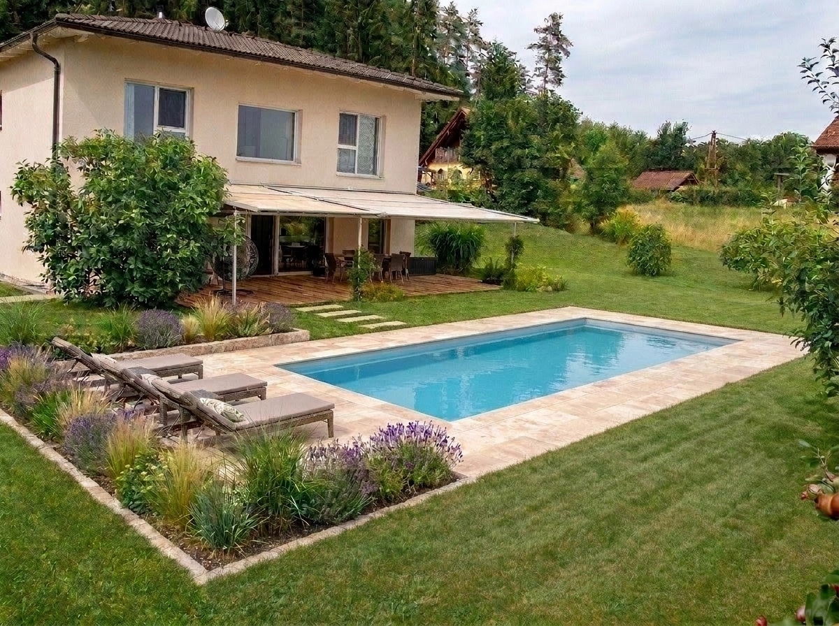 Yard design in no_style style — photo by GenRoom AI