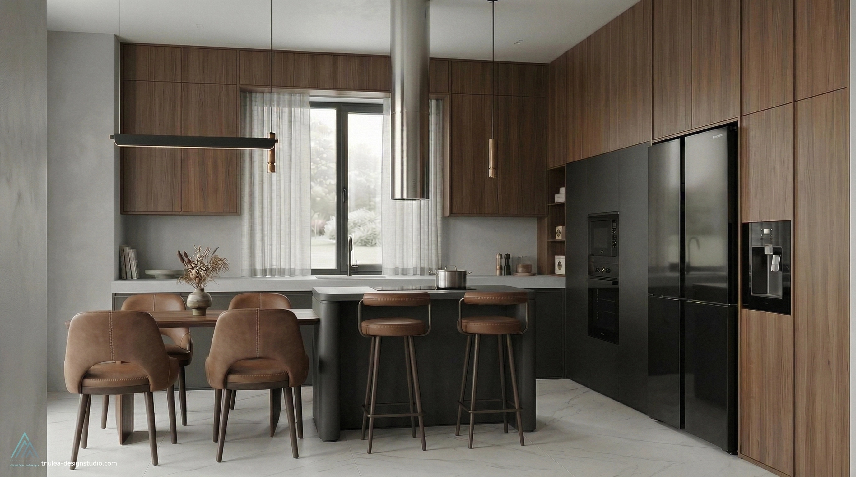 Minimalism Kitchen design — interior photo by GenRoom AI