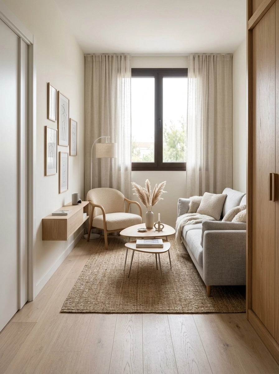 Scandinavian Living Room design — interior photo by GenRoom AI