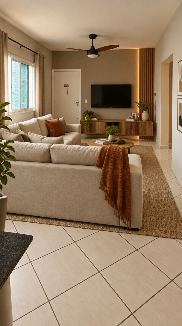 Interior design in Contemporary style — Living Room by GenRoom AI