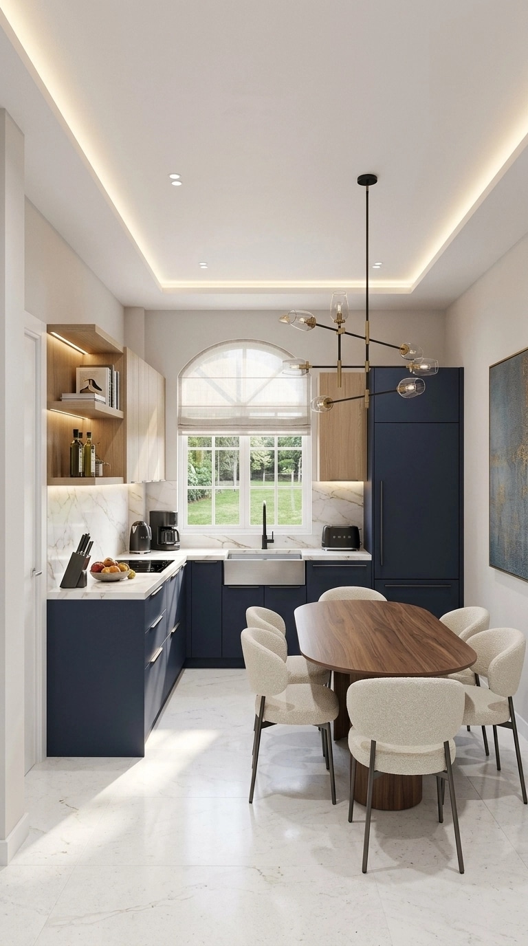 Kitchen interior in Contemporary style — photo by GenRoom AI