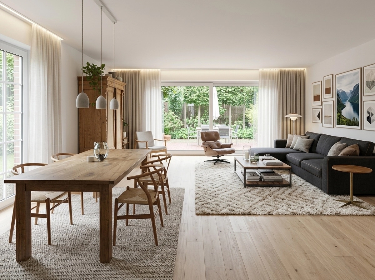 Scandinavian Living Room design — interior photo by GenRoom AI