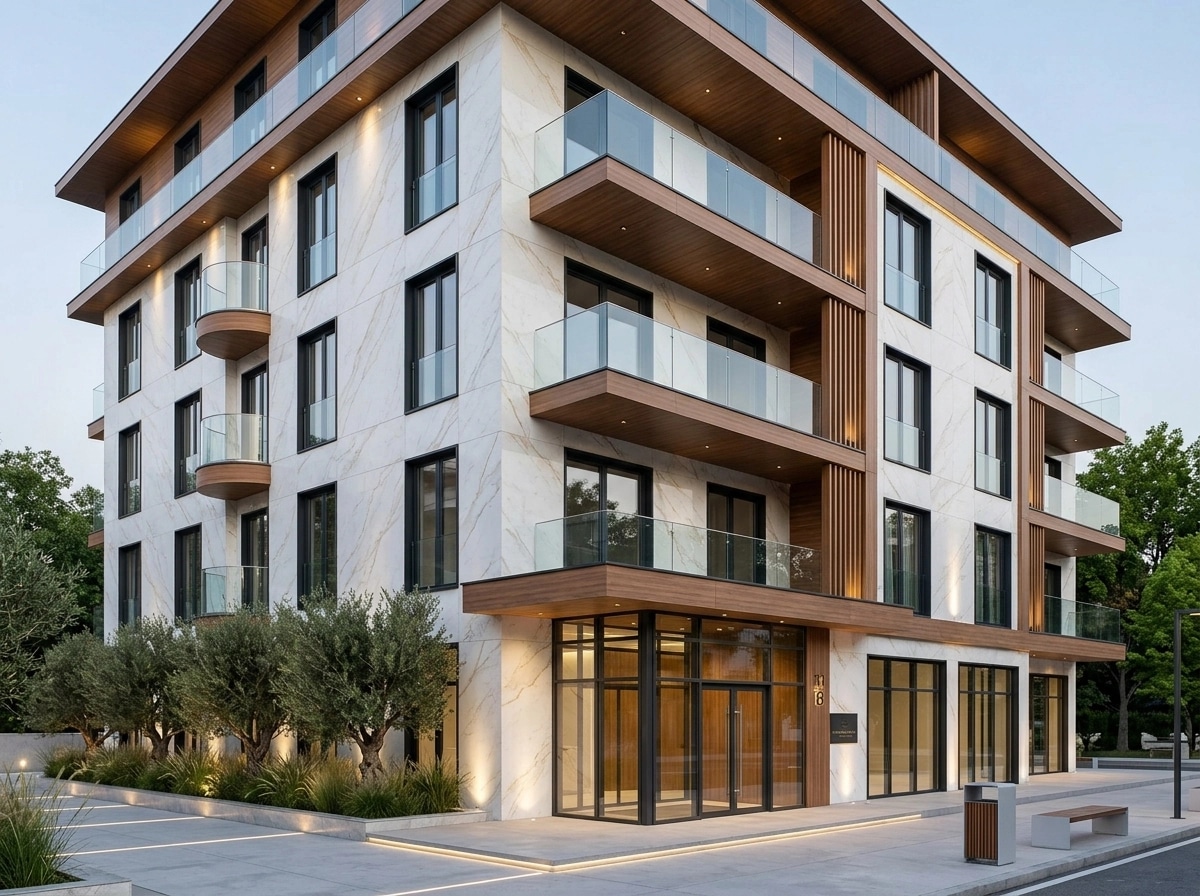 Contemporary Facade Facade design — facade photo by GenRoom AI