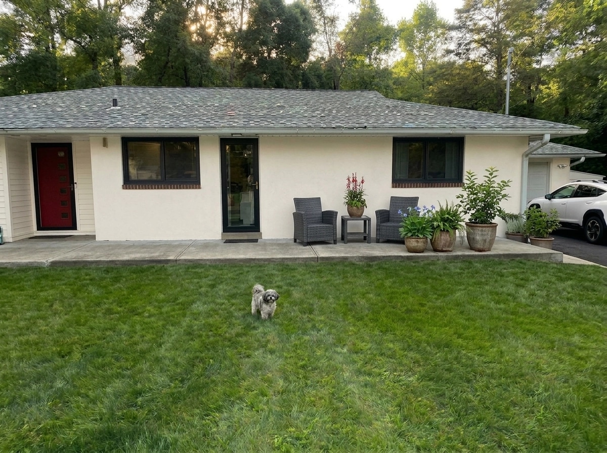 Landscape design in Contemporary Yard style — Yard by GenRoom AI