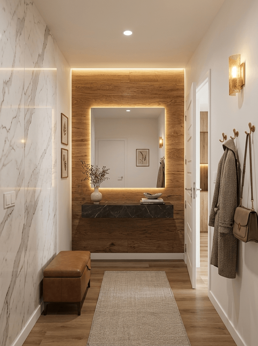 Hallway interior in no_style style — photo by GenRoom AI