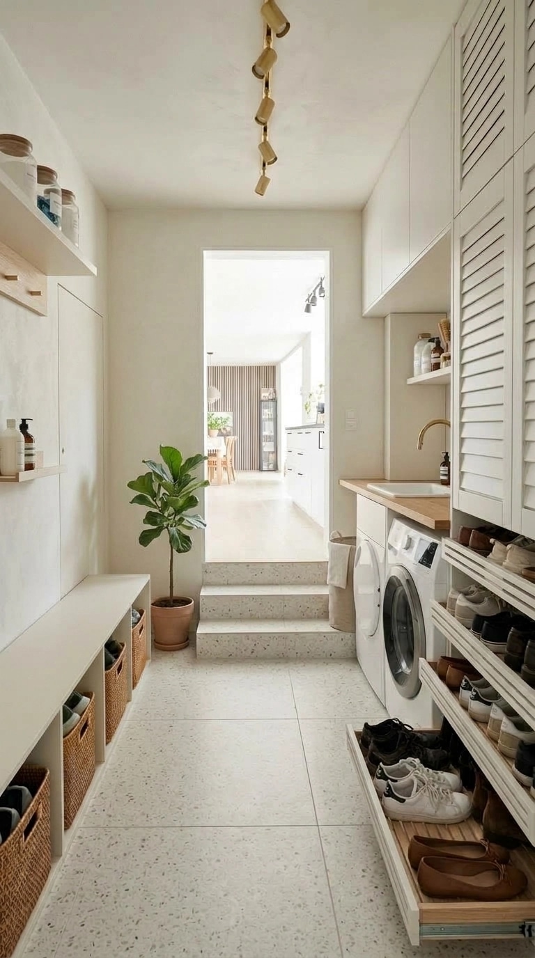 Σχεδιασμός εσωτερικού σε στυλ Scandinavian — laundry από το GenRoom AI