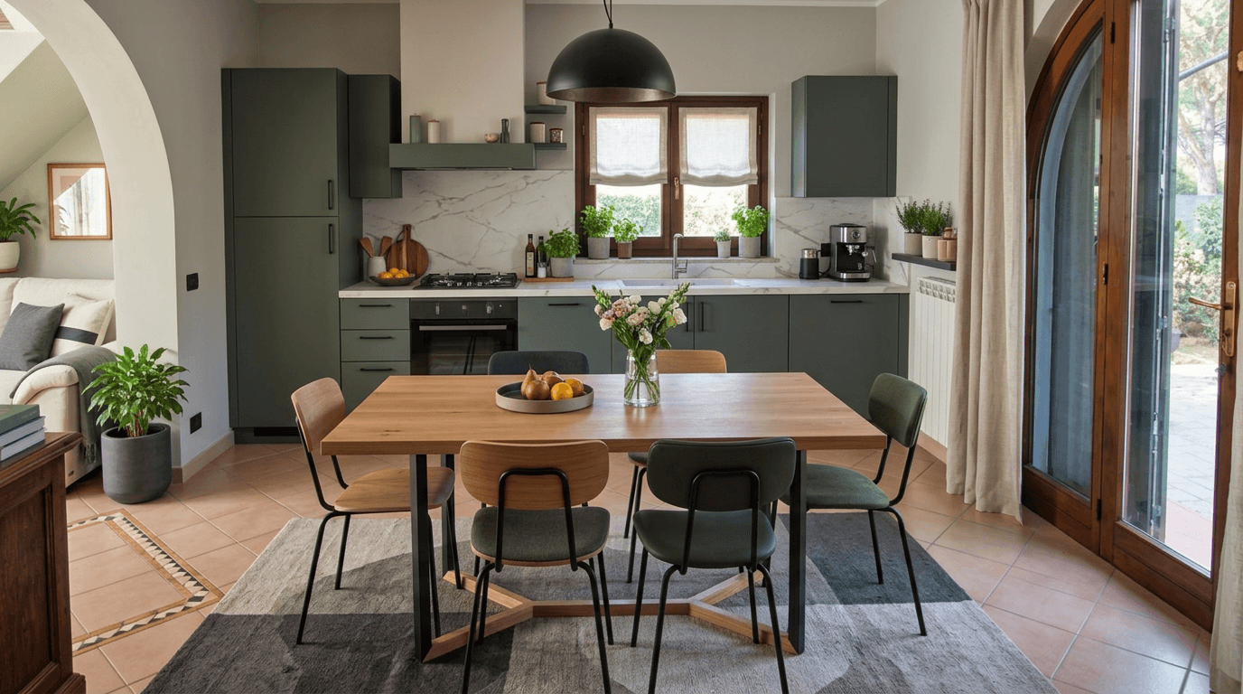Interior design in Maximalist style — Kitchen by GenRoom AI