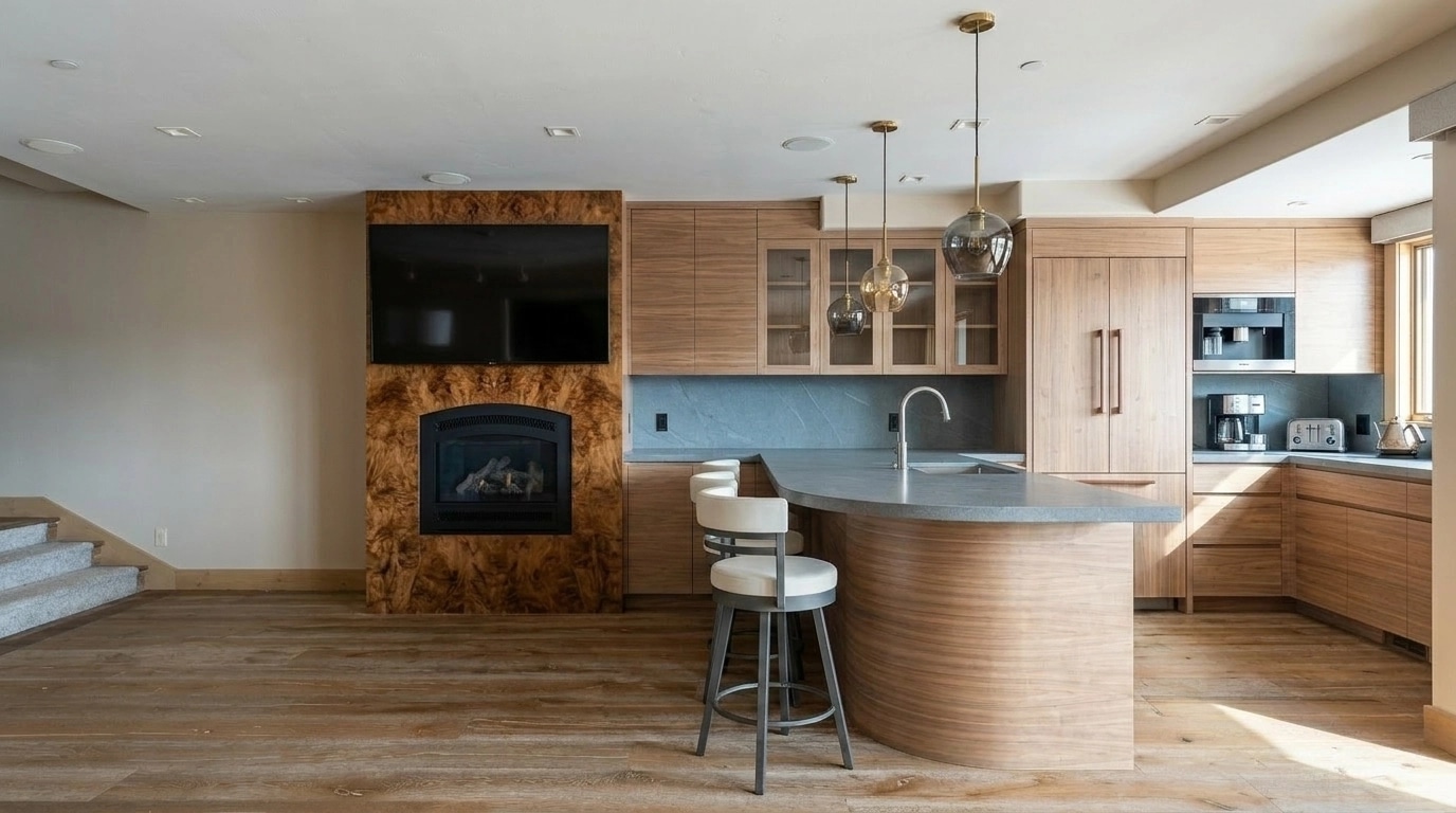 Kitchen interior in Contemporary style — photo by GenRoom AI