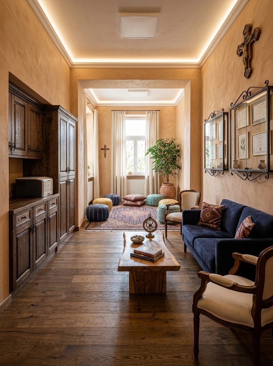 Interior design in Mediterranean style — Living Room by GenRoom AI
