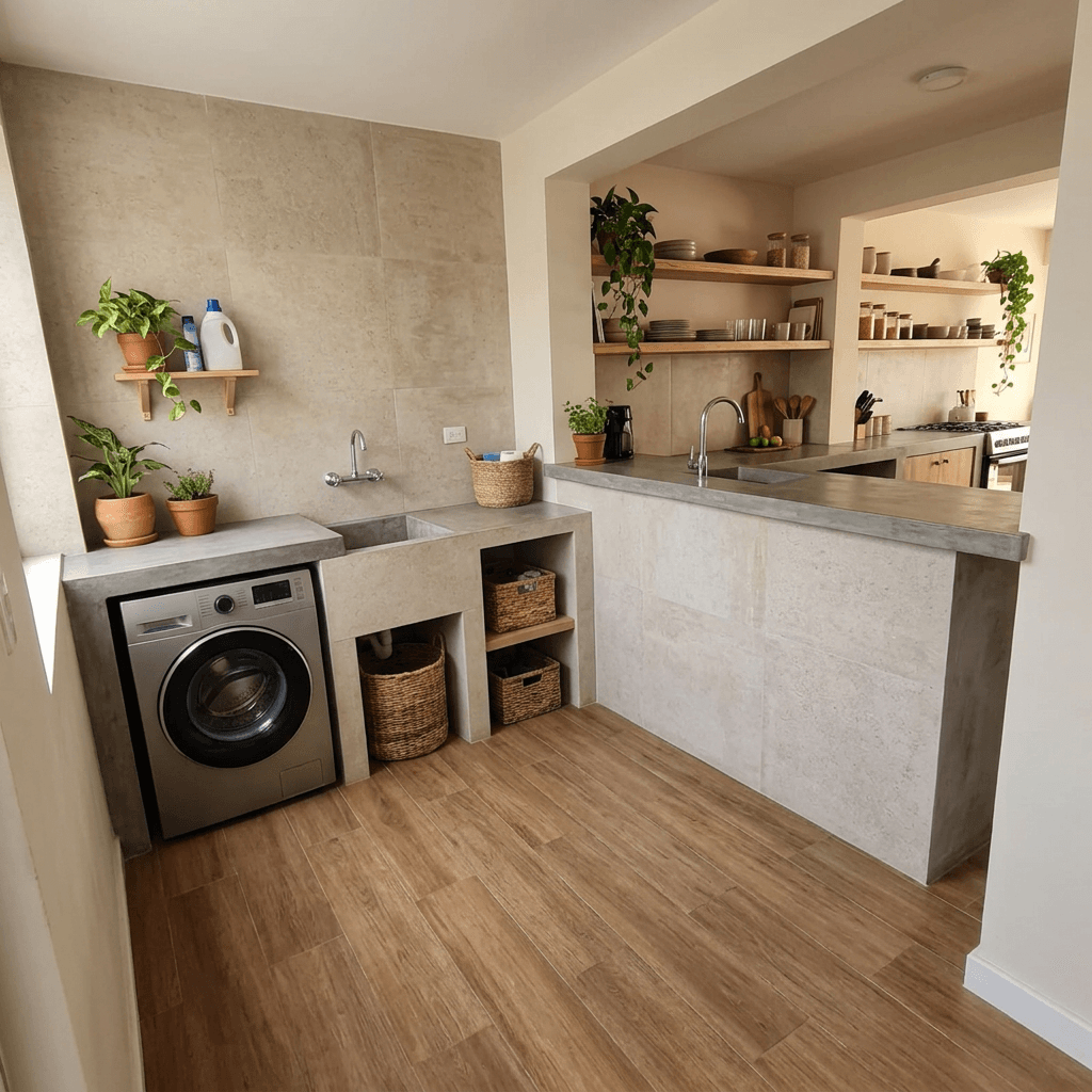 Interior design in Minimalism style — Kitchen by GenRoom AI