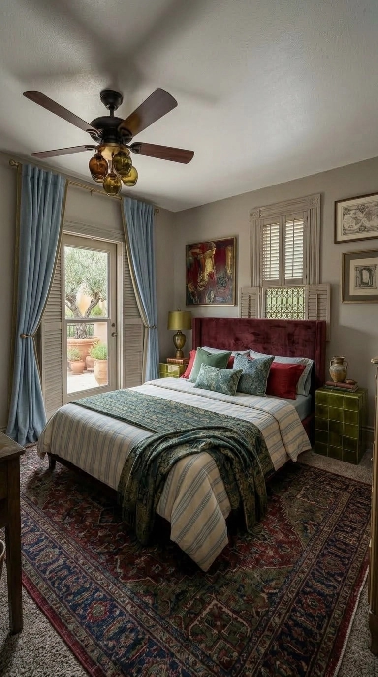 Interior design in Mediterranean style — Bedroom by GenRoom AI