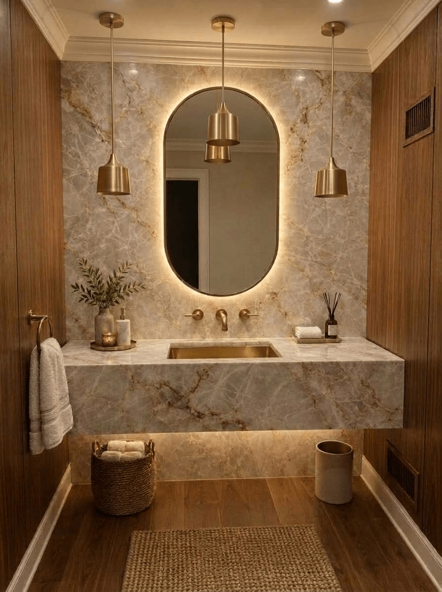 Bathroom interior in no_style style — photo by GenRoom AI