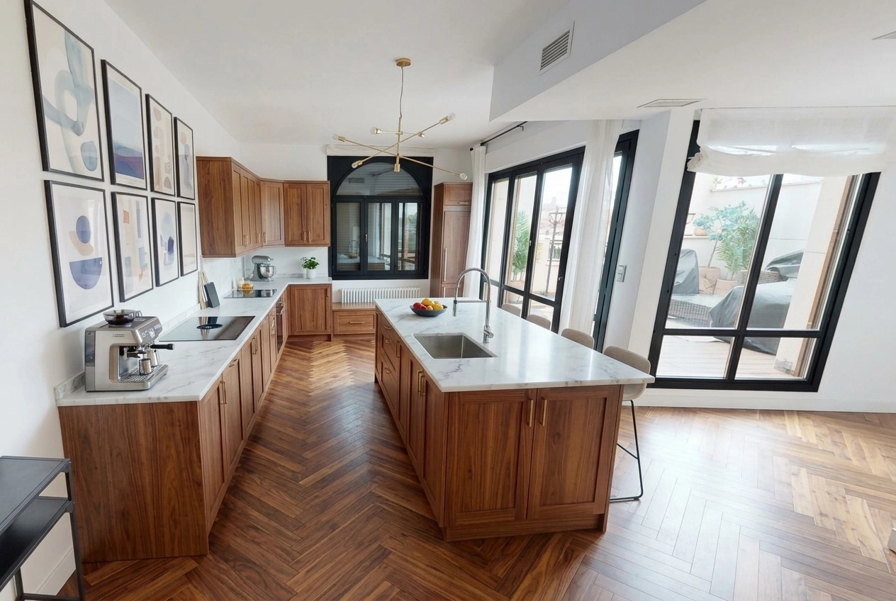 Kitchen interior in no_style style — photo by GenRoom AI