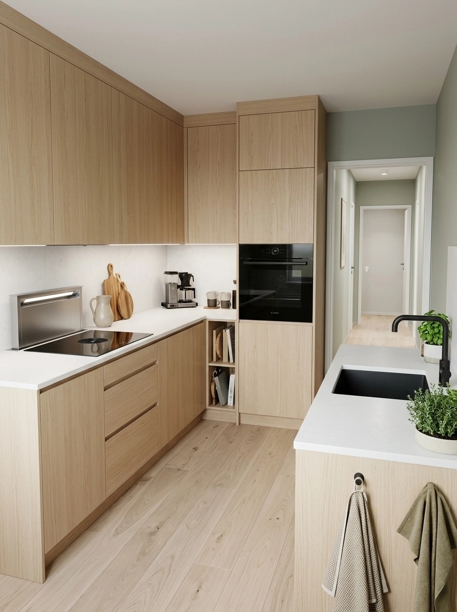 Interior design in Scandinavian style — Kitchen by GenRoom AI
