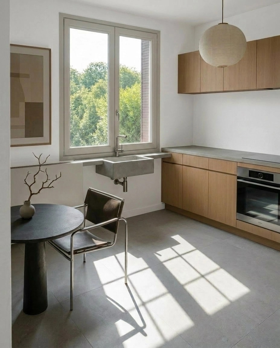 Minimalism Kitchen design — interior photo by GenRoom AI