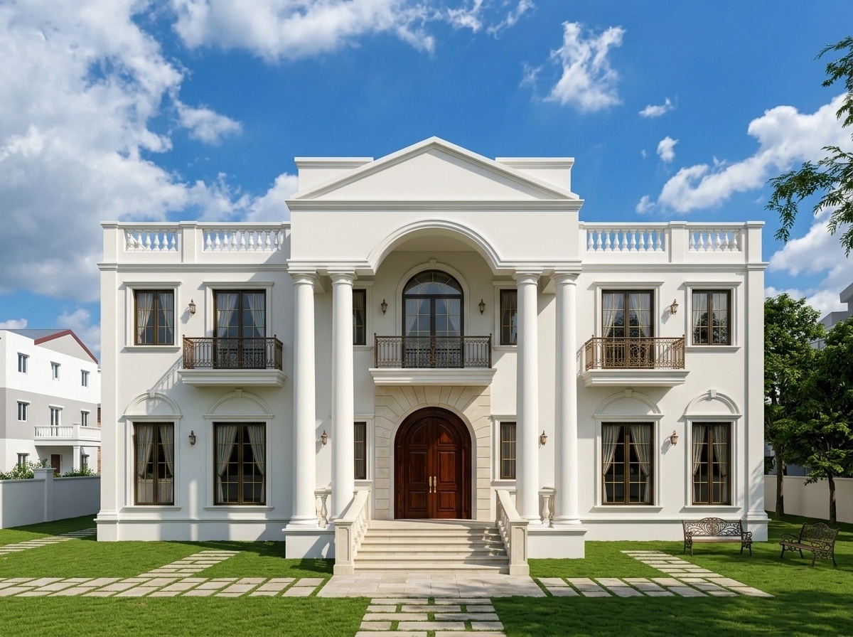 Cephe tasarımı Classic Facade stili — Cephe GenRoom AI
