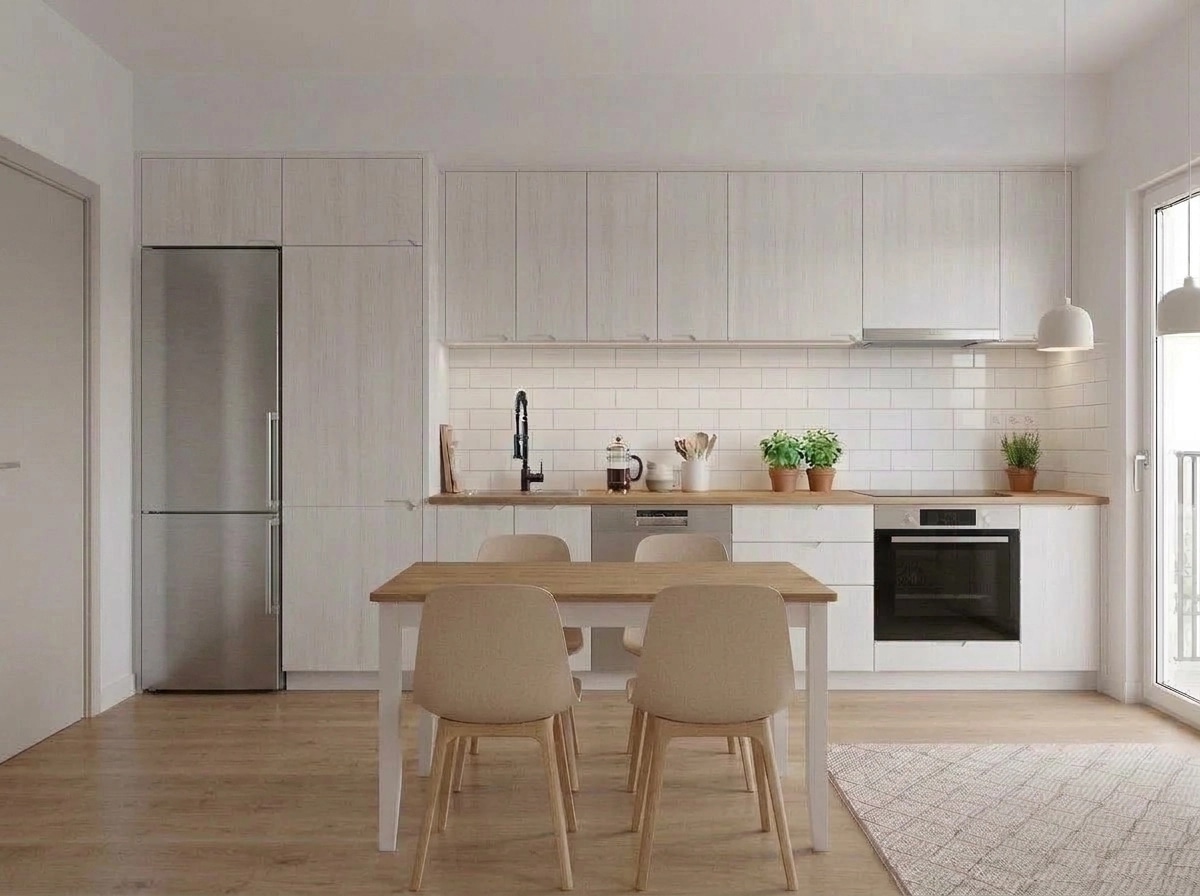 Interior design in Scandinavian style — Kitchen by GenRoom AI